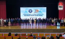 EBYÜ’de Rektörlük Devir Teslim Töreni Gerçekleştirildi