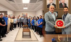 Özsağlık-İş’ten Başhekim Taş’a Hayırlı Olsun Ziyareti