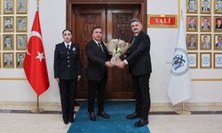 Vali Aydoğdu, Emniyet Müdürü Doköz’ü Kabul Etti