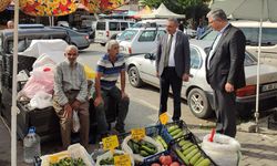 Şevki Akdağ Buğday Pazarı’nda Ekonomiyi Dinledi