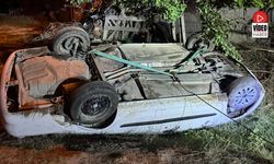 Erzincan'da Otomobilin Takla Attığı Kazada Karı-Koca Yaralandı