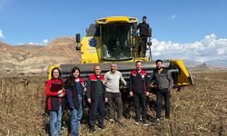Erzincan'da ayçiçeği hasadında dane kaybına sıkı denetim
