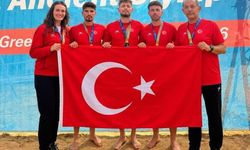 Erzincanlı milli sporcuların yer aldığı Türkiye, Air Badminton'da Avrupa ikincisi oldu