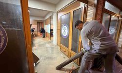 Kemaliye'de dolu ve sağanak nedeniyle heyelan ve su baskınları yaşandı