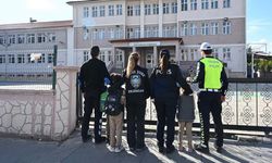 Erzincan’da Okul Önlerinde Sıkı Denetim
