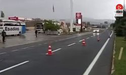 Erzurum Yoluna Sel Geldi Ulaşım Felç Oldu