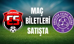Erzincanspor–Orduspor Maçının Biletleri Bugün Satışta!