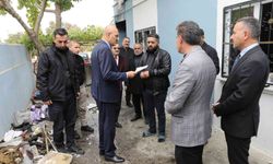 Kaymakam Aydın’dan evi yanan aileye destek sözü