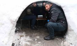 Bitlis’te yapılan "iglo" ev büyük ilgi gördü
