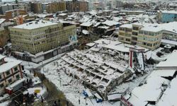 Deprem bölgesi Malatya havadan görüntülendi