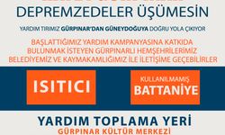 Gürpınar Belediyesinden depremzedeler için yardım kampanyası