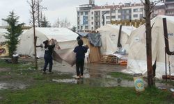 Malatya’da sağanak yağış etkili oldu