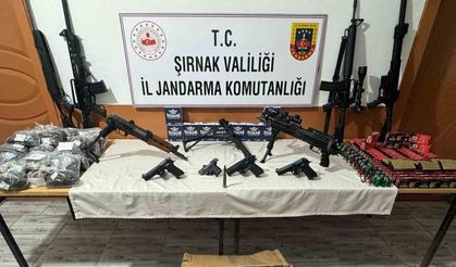 Şırnak’ta jandarmadan silah kaçakçılarına operasyon: 7 gözaltı