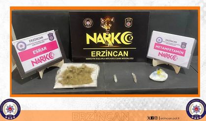 Erzincan Polisinden Uyuşturucu Operasyonu