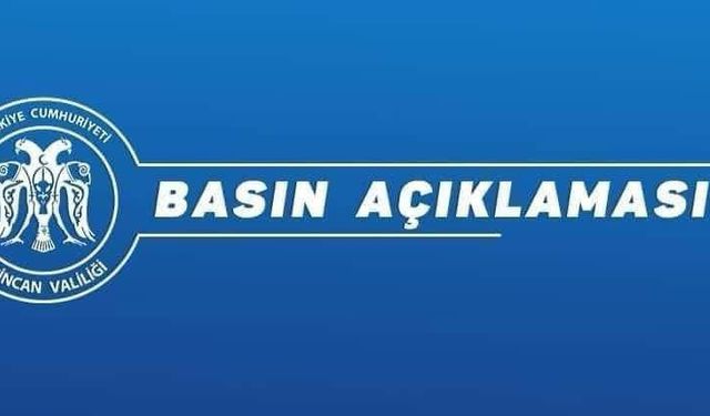 Depremle İlgili Erzincan Valiliği’nden Basın Açıklaması Yapıldı