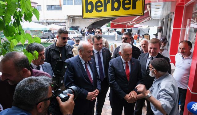 Buğday Meydanı Esnafına Geçmiş Olsun Ziyareti