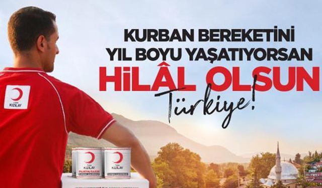 Erzincan Kızılay, Kurban Bağışı Kampanyasında Türkiye İkincisi Oldu