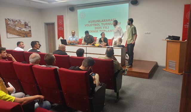 Erzincan’da Kurumlar Arası Voleybol Turnuvası Düzenleniyor