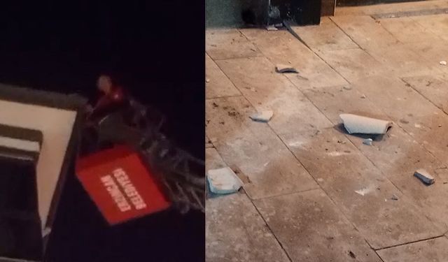 Erzincan’da Binadan Düşen Kiremit Kadını Yaraladı