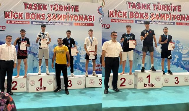 Kick Boks Türkiye Şampiyonası'nda Erzincan'a İki Bronz Madalya