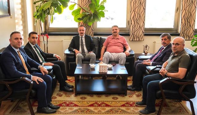 Başkan Aksun’a Veda Ziyareti