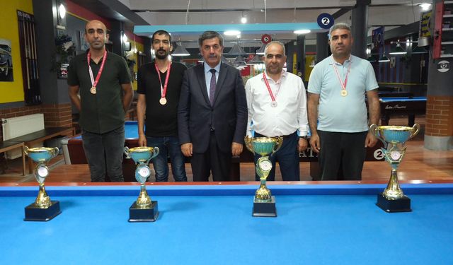 Bilardo İl Birinciliği Turnuvası Düzenlendi