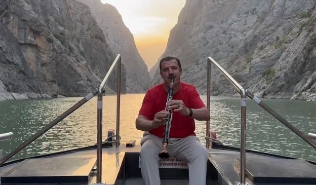 Dünyanın İkinci Büyük Kanyonunda Klarnet Resitali