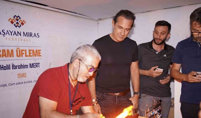 Sanatçı Kıraç Yaşayan Miras Festival Alanını Ziyaret Etti