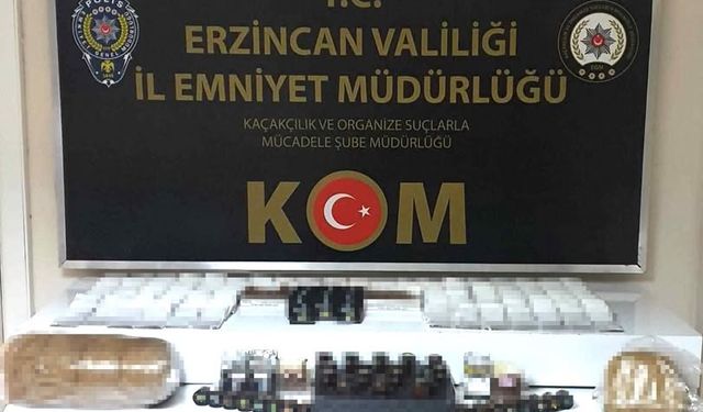 Erzincan Emniyeti Kaçak Sigara ve Tütünün Kökünü Kurutuyor