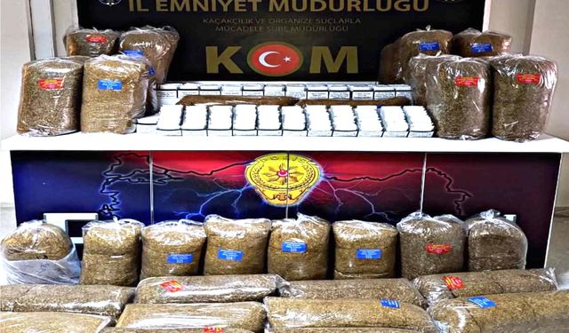 Makaron ve Kaçak Tütün Ele Geçirildi