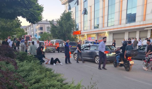 Kırklar Caddesinde Motor Kazası