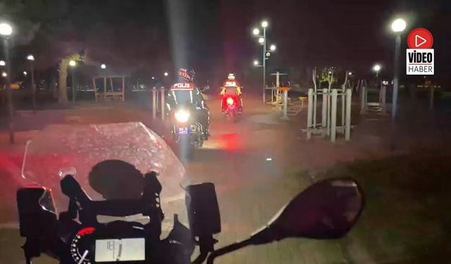 Motosikletli Polis Timleri Görev Başında