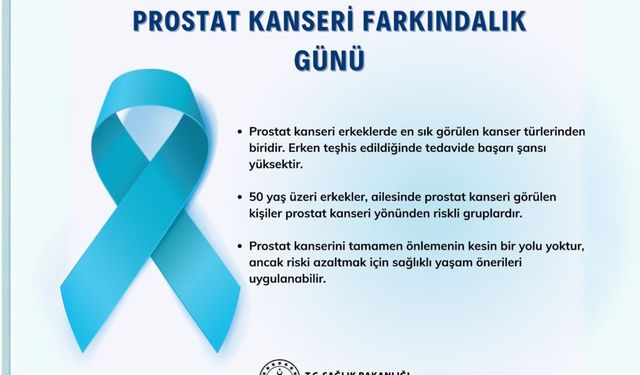 15 Eylül Prostat Kanseri Farkındalık Günü