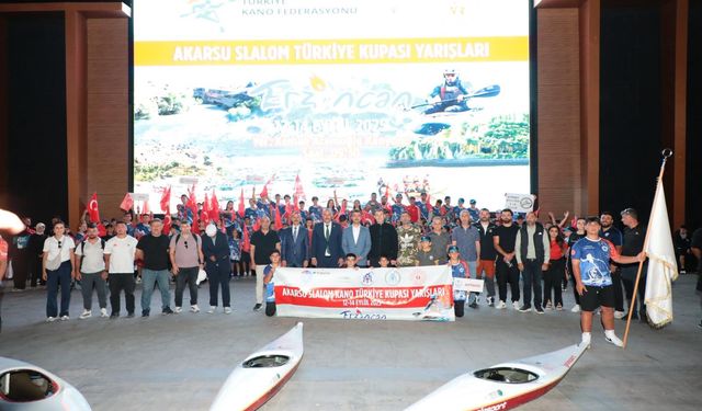Akarsu Slalom Kano Türkiye Kupası Yarışları Erzincan’da Başlıyor