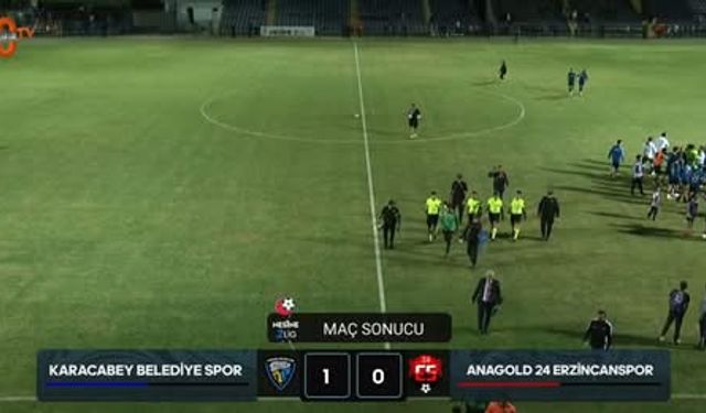Erzincansporda Kötü Gidiş Sürüyor; 0-1