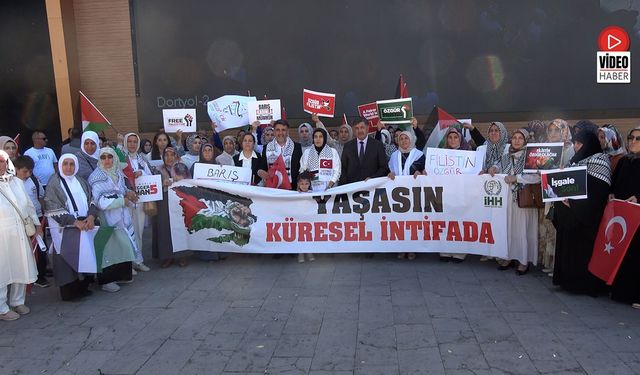 AK Parti Kadın Kolları’ndan “Gazze İçin Sessiz Çığlık” Etkinliği