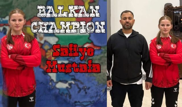 Erzincanlı Millî Güreşçi Safiye Mustafa Balkan Şampiyonu Oldu
