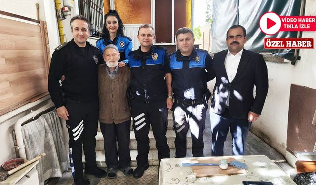 Polis Ekiplerinden Yaşlılar Günü Ziyareti