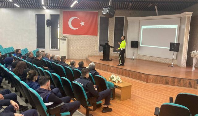 Zabıta Memurlarına Trafik Güvenliği Eğitimi Verildi