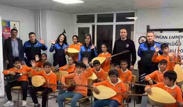 Erzincan’da Öğrencilere Bağlama Desteği