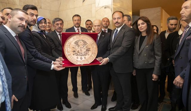 Erzincan MHP Heyeti TBMM’de Grup Toplantısına Katıldı