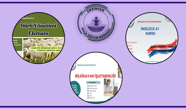 Erzincan HEM'de Yeni Kurs Başvuruları Başladı