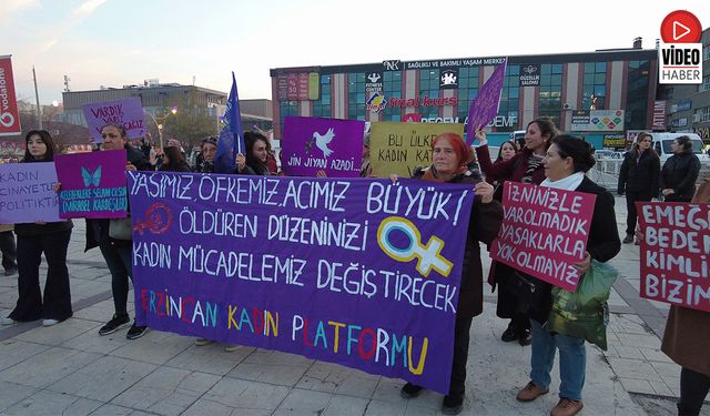 “Şiddetsiz, Eşit, Özgür Bir Yaşam İçin Mücadelede Kararlıyız!”