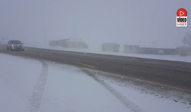 Kızıldağ’da Kar Etkili Oldu