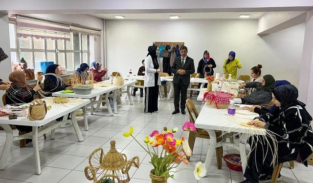 Başkan Aksun, ERMEK Kurslarında İncelemelerde Bulundu