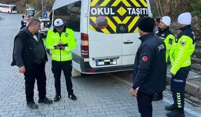 Erzincan'da Servis Araçlarına Denetim