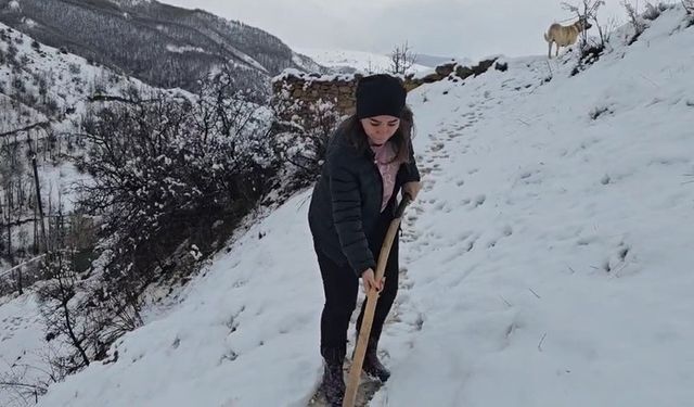 Erzincan’ın Yüksek Kesimleri Beyaza Büründü