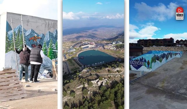 Ergan Dağı Kayak Merkezi Sanatla Buluştu