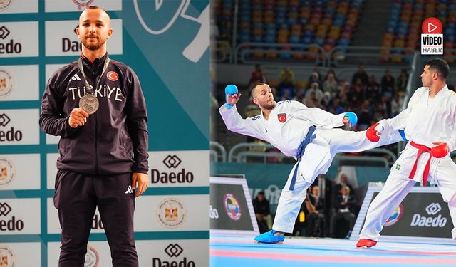 Erzincanlı Milli Karateci Hasan Arslan Dünya İkincisi Oldu