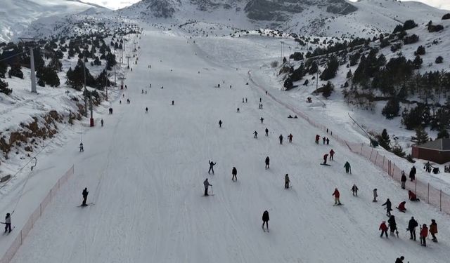 Ergan Kayak Merkezi Doldu Taştı